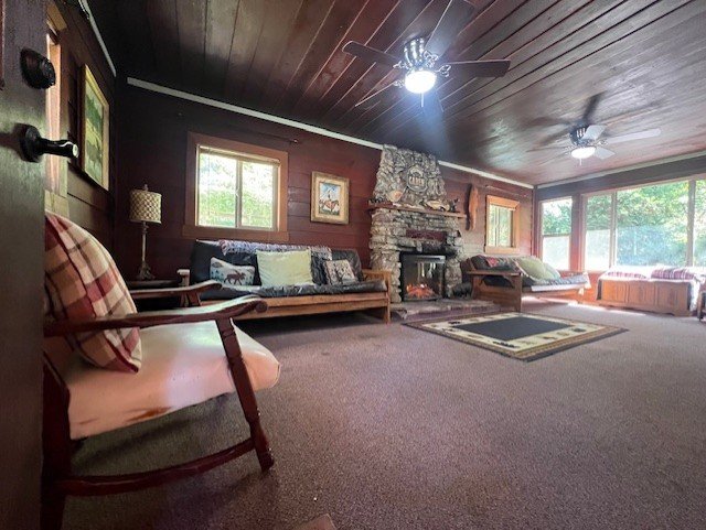 Cozy cabin interior