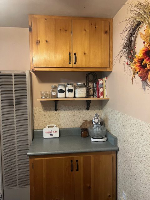 Cabin nook and coffee station